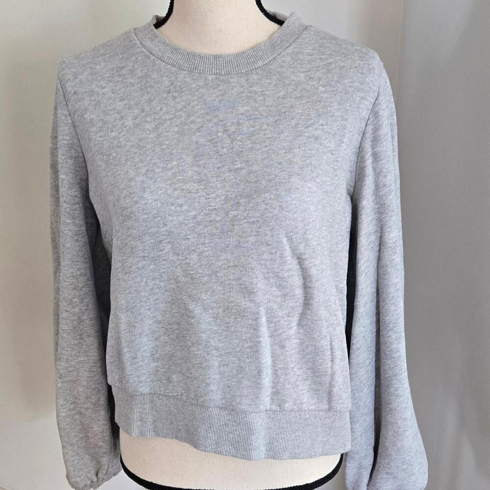a new day Gray heather cotton sweatshirt medium